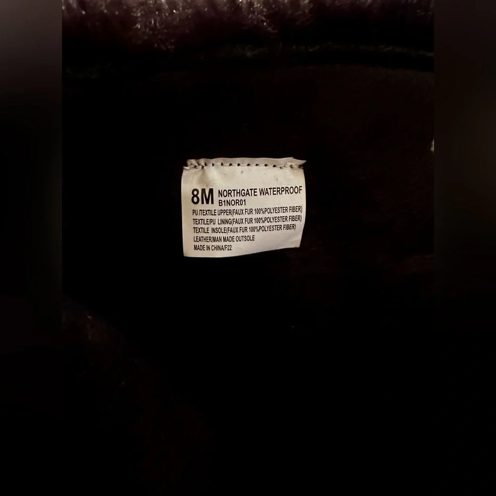 ❄️JBU!⛄️Northgate/Waterproof/mid cut/Snow Boot❄️Size-8 - Picture 15 of 16